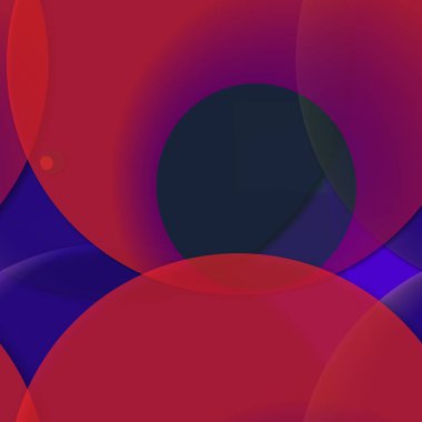 Daire saydam arka plan - eğilim seamless modeli.