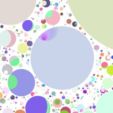 Daire saydam arka plan - eğilim seamless modeli.