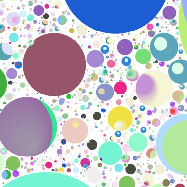 Daire saydam arka plan - eğilim seamless modeli.