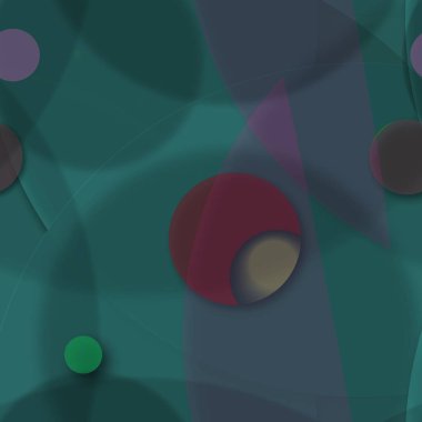 Daire saydam arka plan - eğilim seamless modeli.