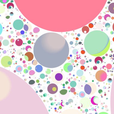 Daire saydam arka plan - eğilim seamless modeli.