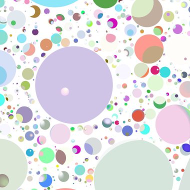 Daire saydam arka plan - eğilim seamless modeli.