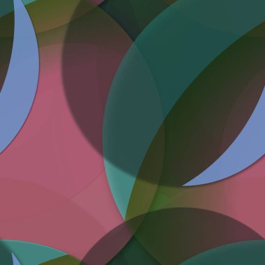 Daire saydam arka plan - eğilim seamless modeli.