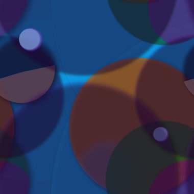 Daire saydam arka plan - eğilim seamless modeli.