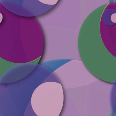 Daire saydam arka plan - eğilim seamless modeli.