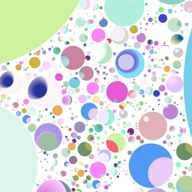 Daire saydam arka plan - eğilim seamless modeli.