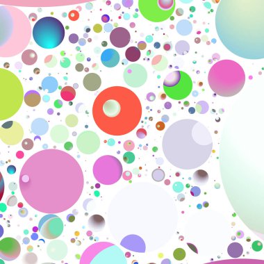 Daire saydam arka plan - eğilim seamless modeli.