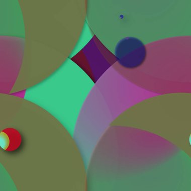 Daire saydam arka plan - eğilim seamless modeli.