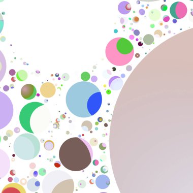 Daire saydam arka plan - eğilim seamless modeli.