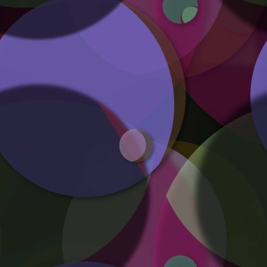 Daire saydam arka plan - eğilim seamless modeli.