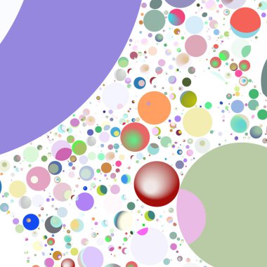 Daire saydam arka plan - eğilim seamless modeli.