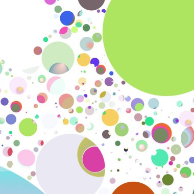 Daire saydam arka plan - eğilim seamless modeli.