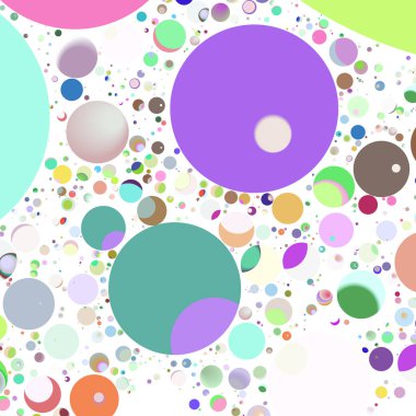 Daire saydam arka plan - eğilim seamless modeli.