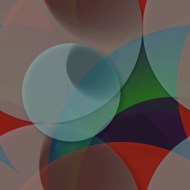 Daire saydam arka plan - eğilim seamless modeli.