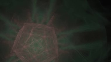 Fantezi kaotik renkli fraktal desen. Soyut Fraktal şekiller. 3D render resimde arka plan veya duvar kağıdı.