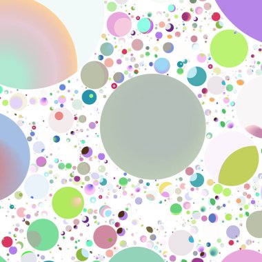 Daire saydam arka plan - eğilim seamless modeli.