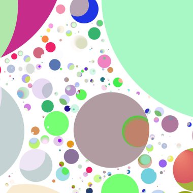 Daire saydam arka plan - eğilim seamless modeli.