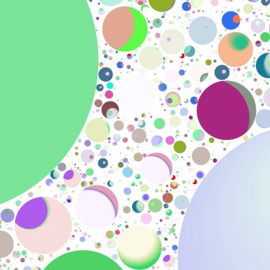 Daire saydam arka plan - eğilim seamless modeli.