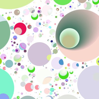 Daire saydam arka plan - eğilim seamless modeli.