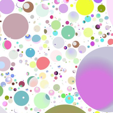 Daire saydam arka plan - eğilim seamless modeli.