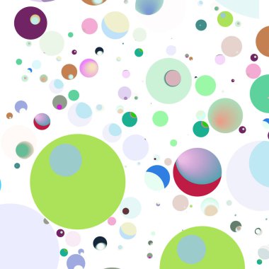 Daire saydam arka plan - eğilim seamless modeli.