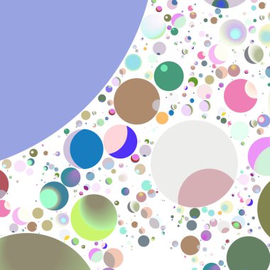 Daire saydam arka plan - eğilim seamless modeli.