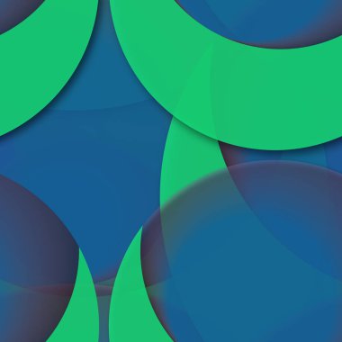 Daire saydam arka plan - eğilim seamless modeli.