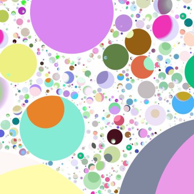 Daire saydam arka plan - eğilim seamless modeli.