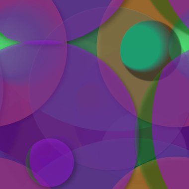 Daire saydam arka plan - eğilim seamless modeli.