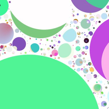 Daire saydam arka plan - eğilim seamless modeli.