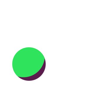 Daire saydam arka plan - eğilim seamless modeli.