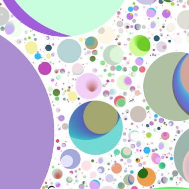 Daire saydam arka plan - eğilim seamless modeli.