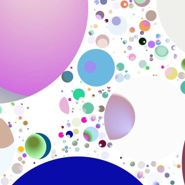 Daire saydam arka plan - eğilim seamless modeli.