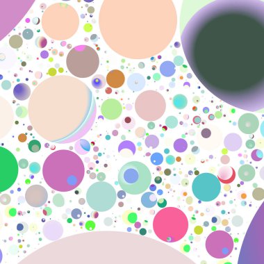 Daire saydam arka plan - eğilim seamless modeli.