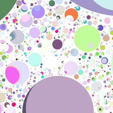 Daire saydam arka plan - eğilim seamless modeli.