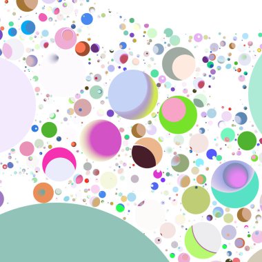 Daire saydam arka plan - eğilim seamless modeli.