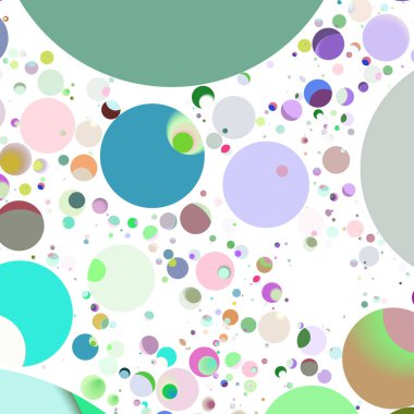 Daire saydam arka plan - eğilim seamless modeli.