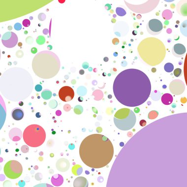 Daire saydam arka plan - eğilim seamless modeli.