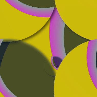 Daire saydam arka plan - eğilim seamless modeli.