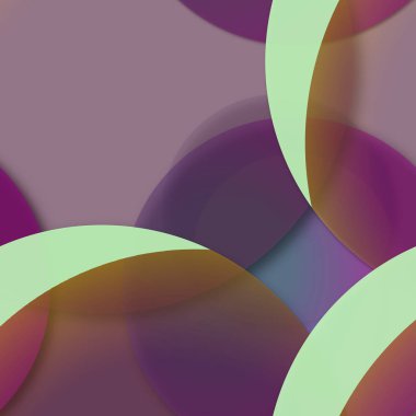 Daire saydam arka plan - eğilim seamless modeli.