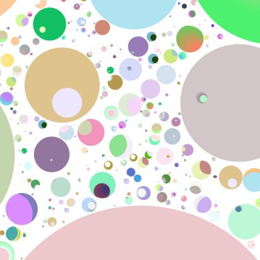 Daire saydam arka plan - eğilim seamless modeli.