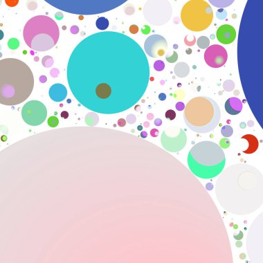 Daire saydam arka plan - eğilim seamless modeli.