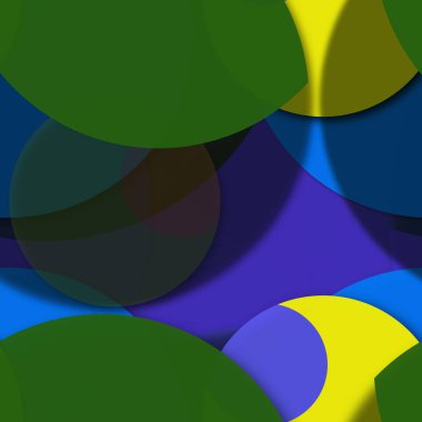 Daire saydam arka plan - eğilim seamless modeli.