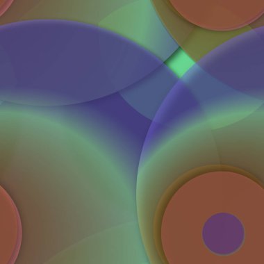 Daire saydam arka plan - eğilim seamless modeli.