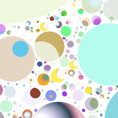 Daire saydam arka plan - eğilim seamless modeli.