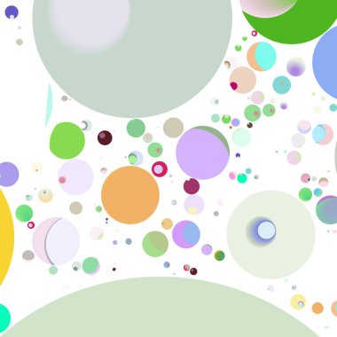 Daire saydam arka plan - eğilim seamless modeli.