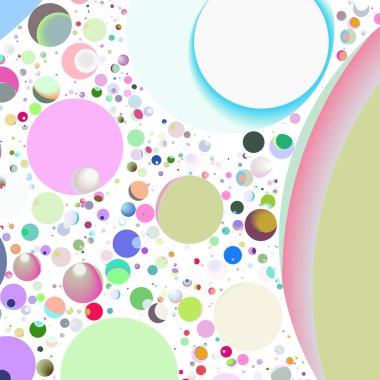 Daire saydam arka plan - eğilim seamless modeli.