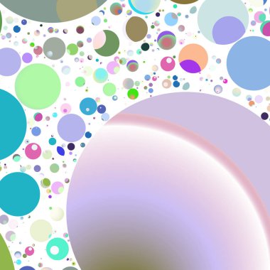 Daire saydam arka plan - eğilim seamless modeli.