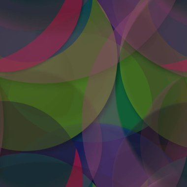 Daire saydam arka plan - eğilim seamless modeli.