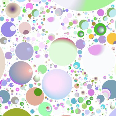 Daire saydam arka plan - eğilim seamless modeli.